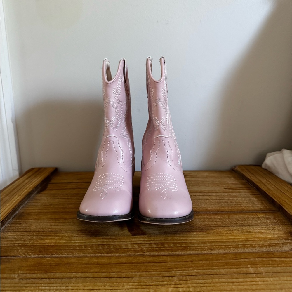 Pink Cowgirl Boots -Like NEW